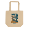 Jíbaro House Linocut Tote Bag — Puerto Rico Heritage