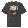 CAFÉ PUYA — Oversized Faded Tee · Boricua