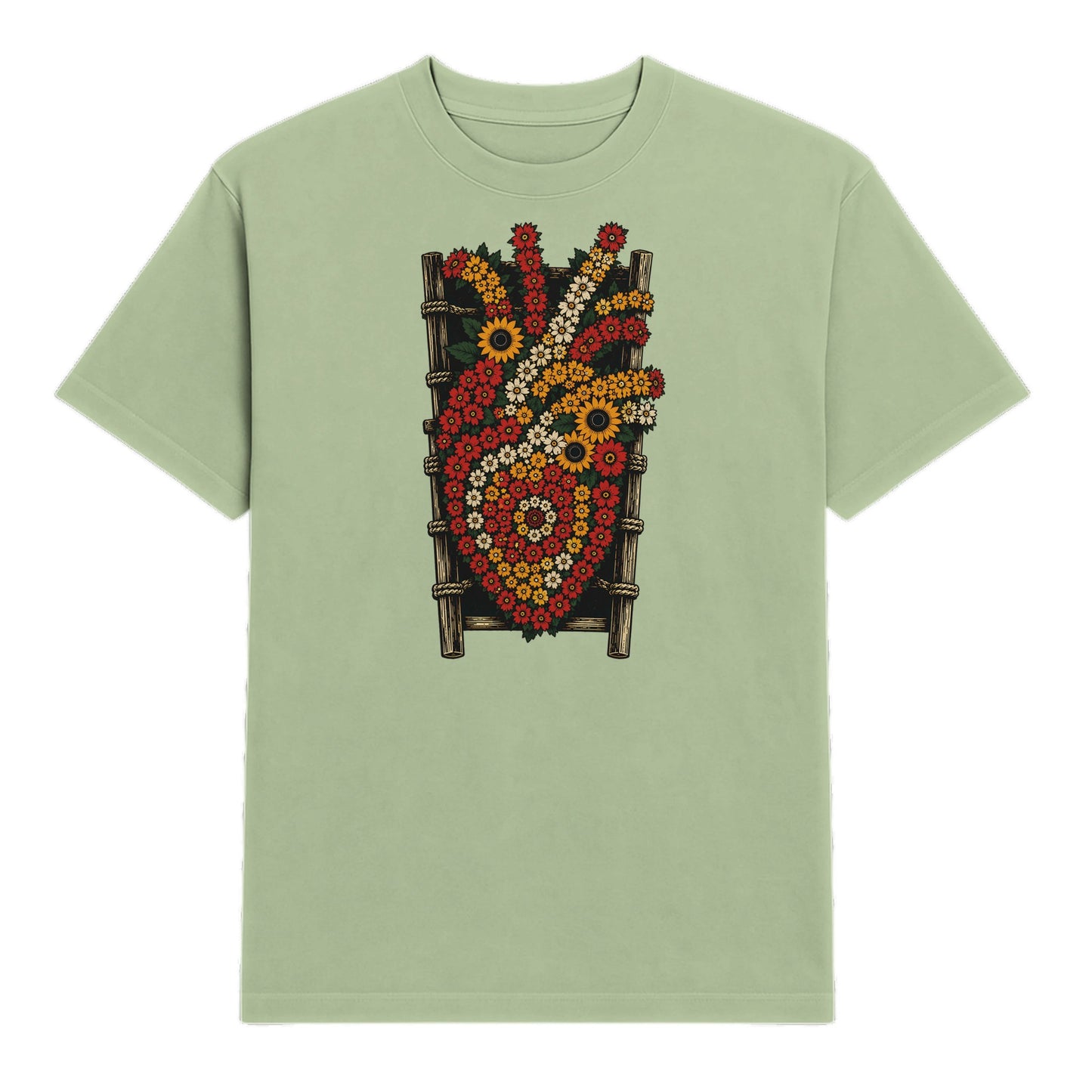 Tee LA SILLETA Feria de las Flores color oscuro — streetwear diáspora paisa PaisaRican