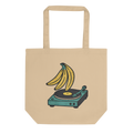 Banana Turntable Tote Bag — Tropical Beats