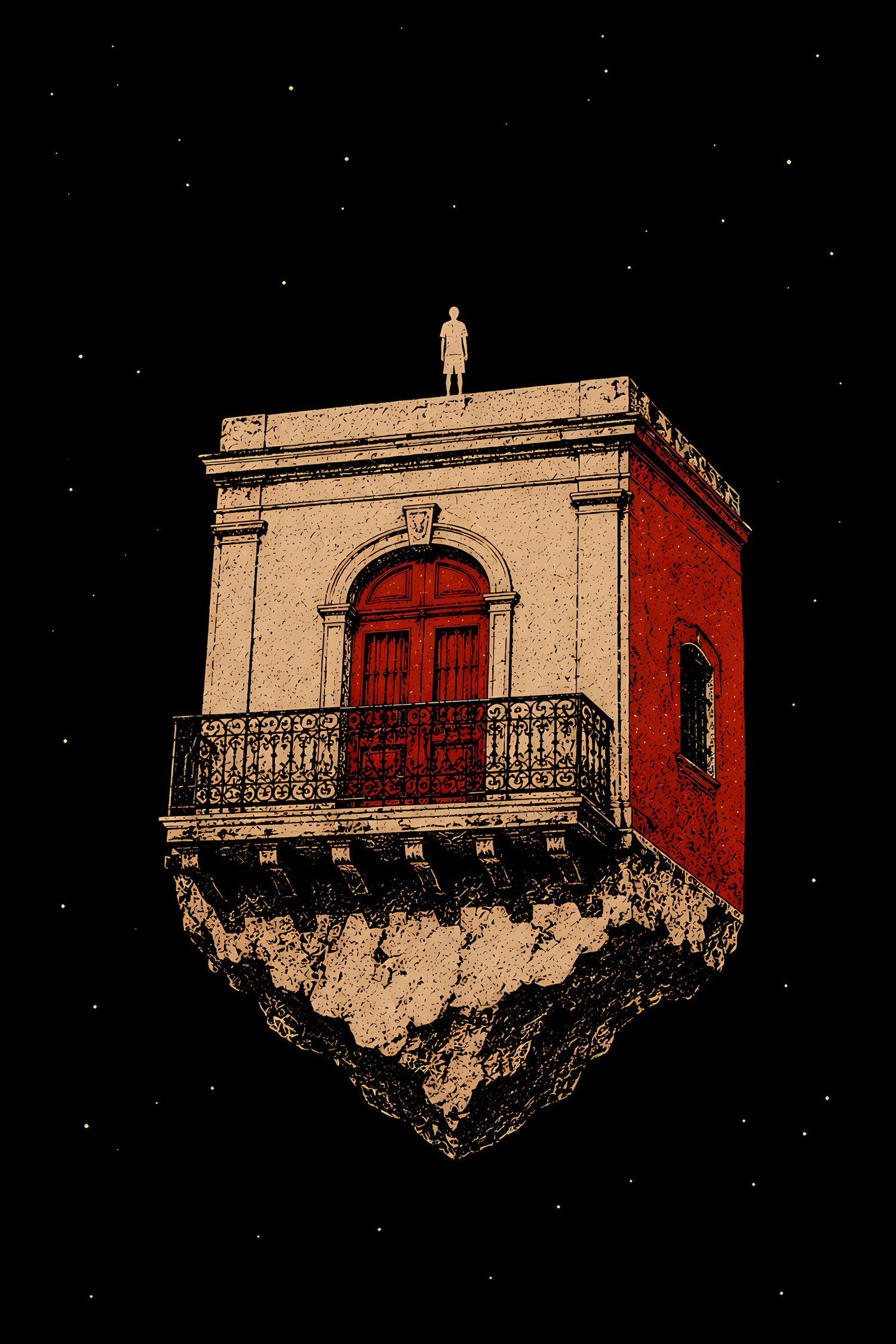 La casa que flota, wall art PaisaRican