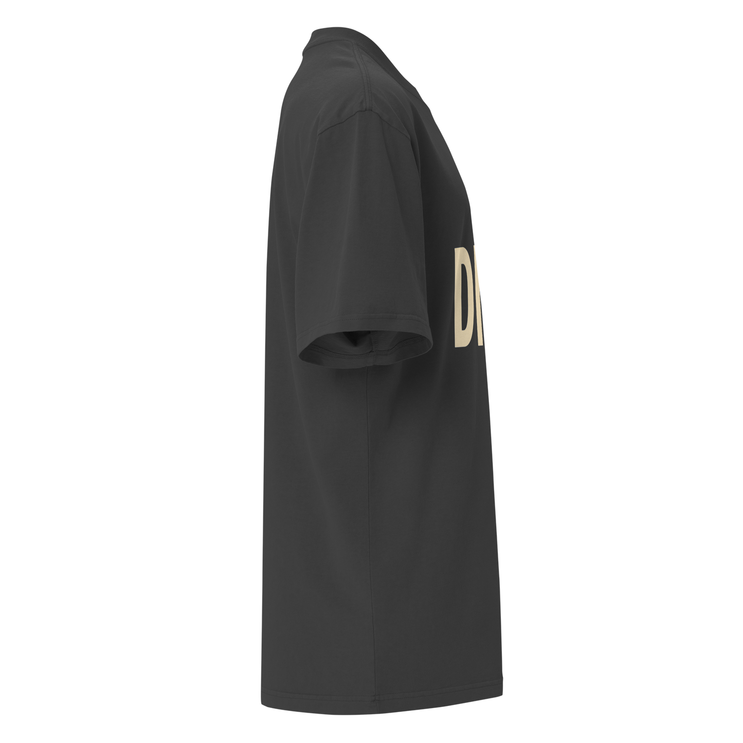 Camiseta oversized faded negra con texto "DITO" — streetwear cultural boricua PaisaRican