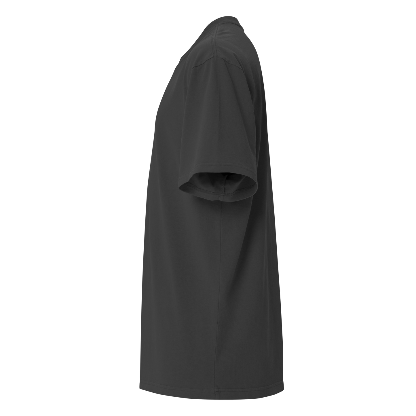 Camiseta oversized faded negra con texto "MANO" — streetwear cultural latino PaisaRican