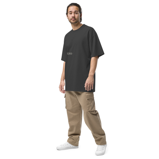 Camiseta oversized faded negra con texto "ASADO" — streetwear cultural paisa-boricua PaisaRican