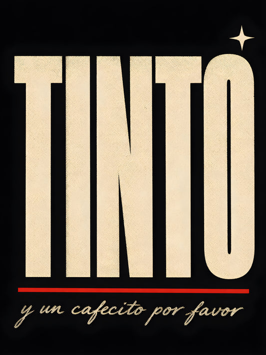 tinto poster — diseño exclusivo PaisaRican cartel revolucionario latino HD